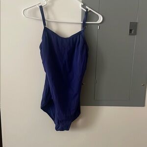 Capezio indigo strap leotard